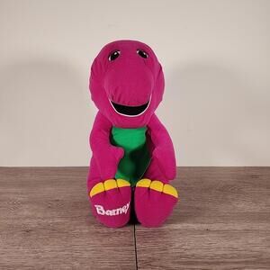 Mint! Vintage 1992 Talking Barney Playskool Plush Toy Dinosaur #71245 Tested